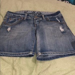 Vanilla Star Jean Shorts